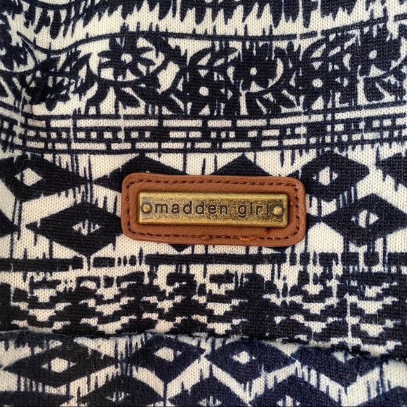 Jersey Aztec Print Backpack-Madden Girl - Picture 7 of 10